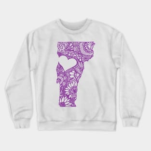 VT_purp Crewneck Sweatshirt